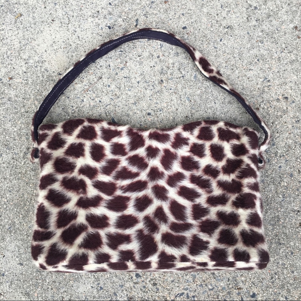 1950’s *Faux Fur* Animal Print Handbag~